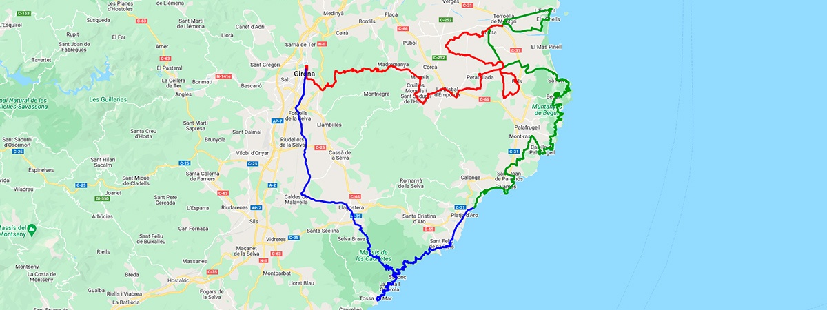 Costa Brava self-guided road bike tour